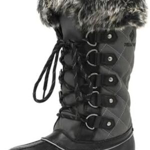 ❄️👢NEW SIZE 9 DREAM PAIRS Women Winter Boots Faux Fur Lined Warm Snow Boot❄️👢